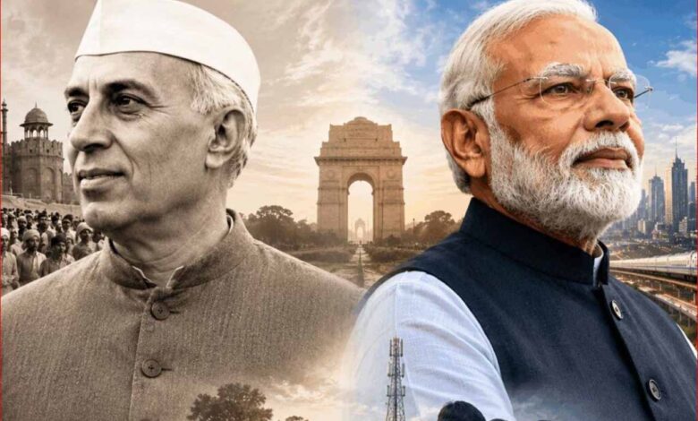 modi nehru